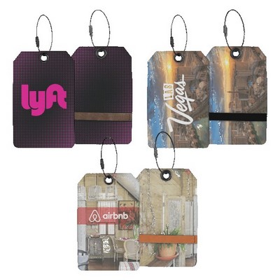 Pikes Dye-Sublimated Felt Luggage Tag